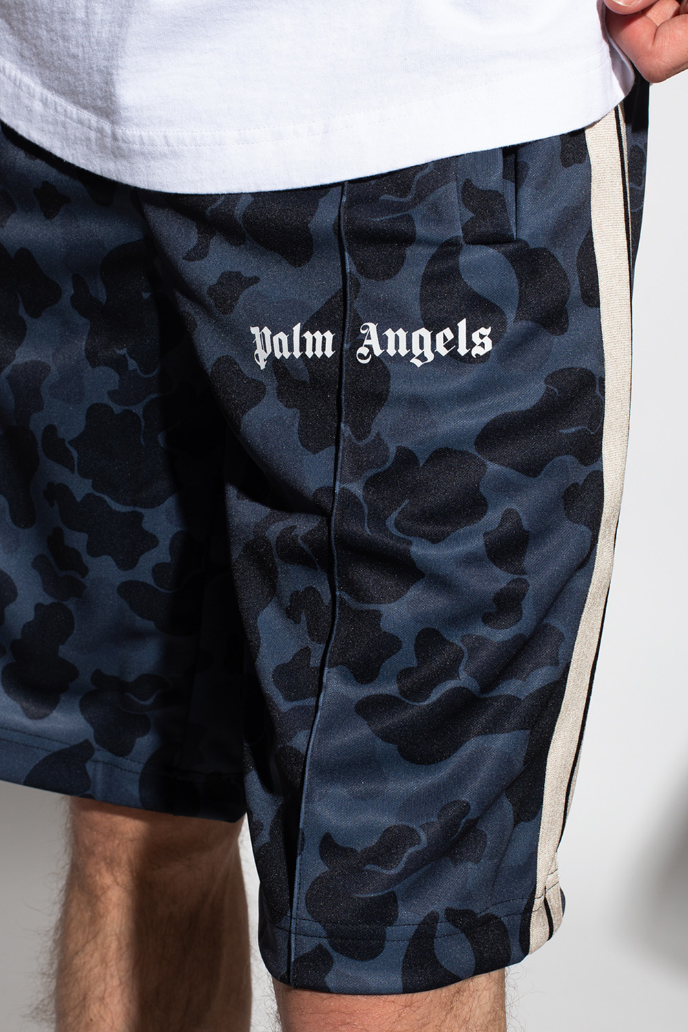 Palm Angels Shorts with logo | Men's Clothing | Vitkac